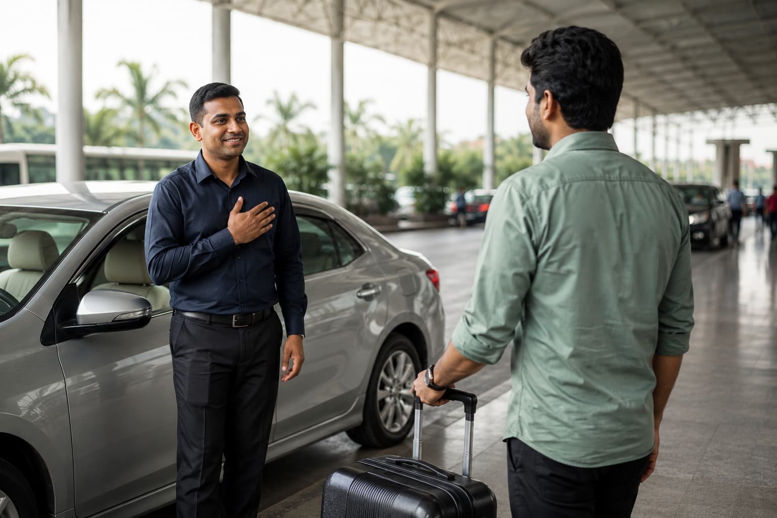 Car rental Dhaka Airport pickup with a professional local driver